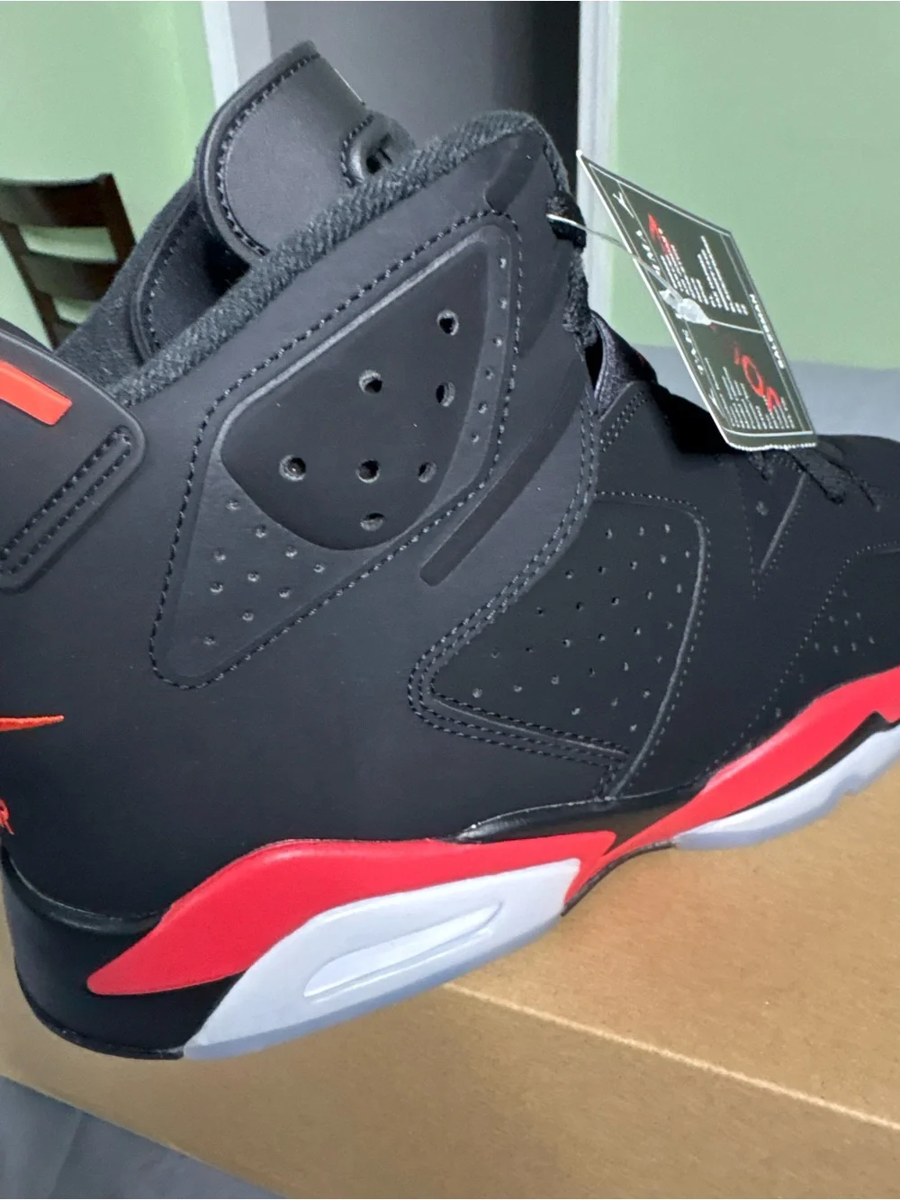 Jordan 6 Retro Infrared Sneakers Mens 11